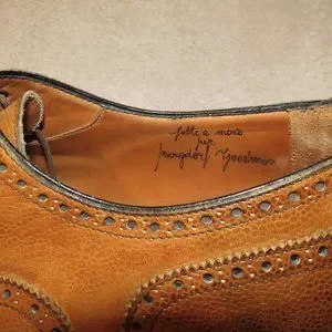Bontoni Libertino Bergdorf Brown Pebbled Leather Wingtip 10.5 Box & Shoe Trees bontoni | Shoes | Bontoni Libertino Bergdorf Brown Pebbled  main image 3
